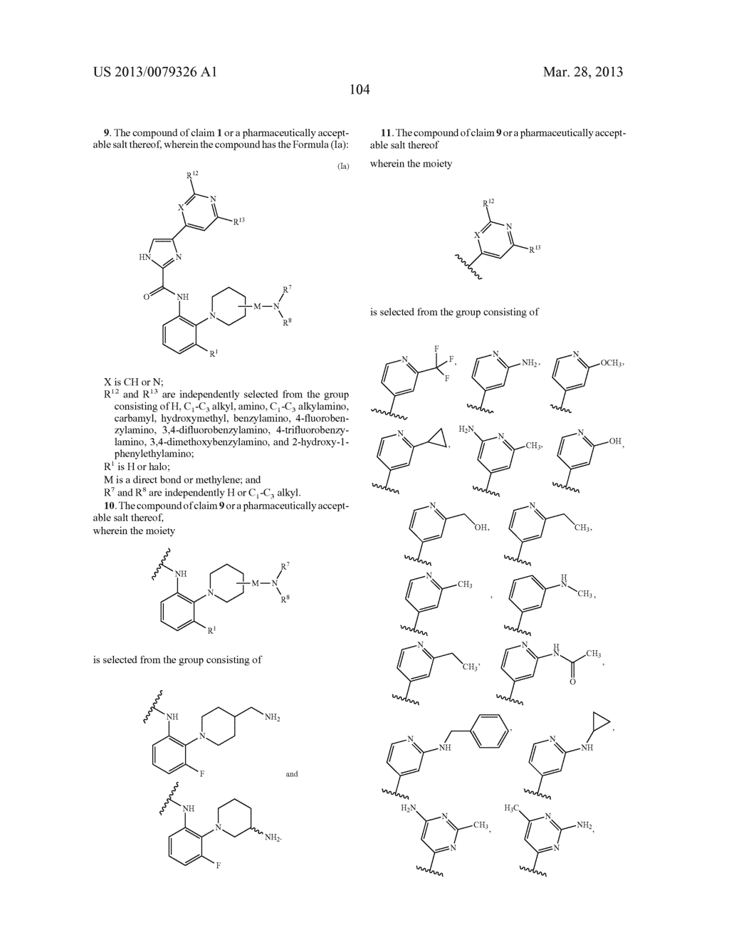 N-PHENYL IMIDAZOLE CARBOXAMIDE INHIBITORS OF 3-PHOSPHOINOSITIDE-DEPENDENT     PROTEIN KINASE-1 - diagram, schematic, and image 105