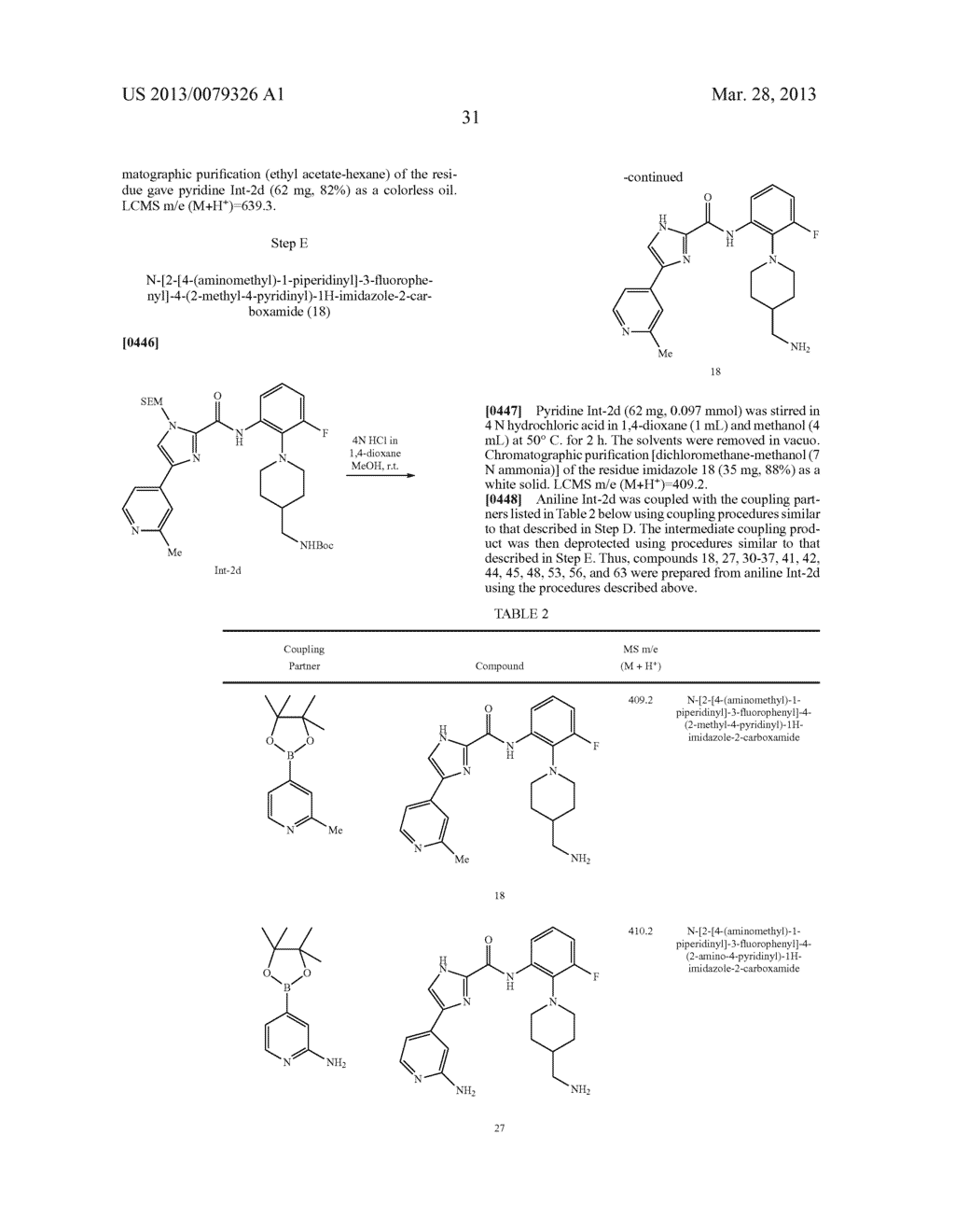 N-PHENYL IMIDAZOLE CARBOXAMIDE INHIBITORS OF 3-PHOSPHOINOSITIDE-DEPENDENT     PROTEIN KINASE-1 - diagram, schematic, and image 32