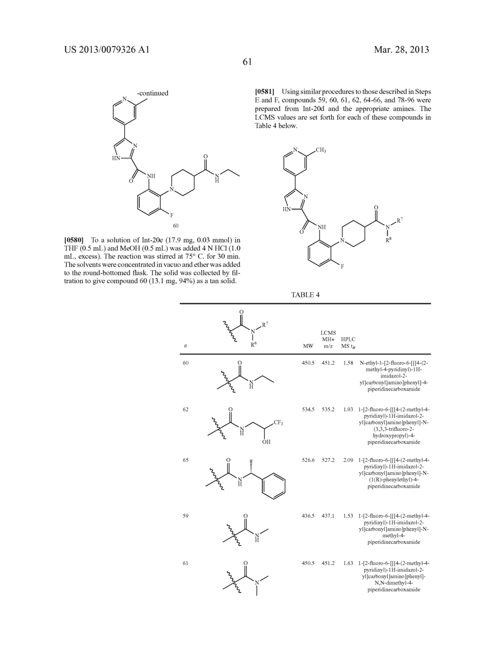 N-PHENYL IMIDAZOLE CARBOXAMIDE INHIBITORS OF 3-PHOSPHOINOSITIDE-DEPENDENT     PROTEIN KINASE-1 - diagram, schematic, and image 62