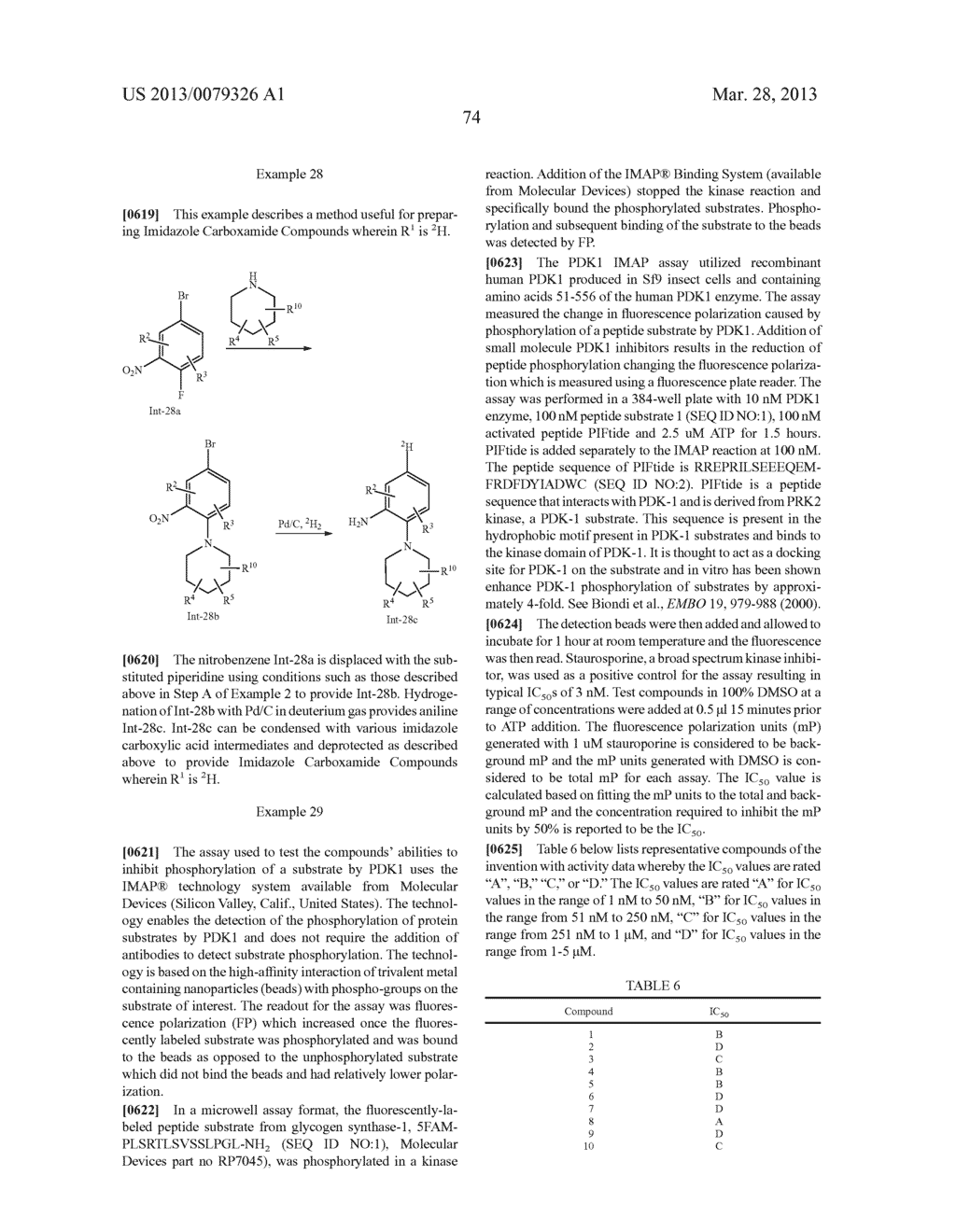 N-PHENYL IMIDAZOLE CARBOXAMIDE INHIBITORS OF 3-PHOSPHOINOSITIDE-DEPENDENT     PROTEIN KINASE-1 - diagram, schematic, and image 75