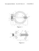 BONE SCREW FOR POSITIVE LOCKING BUT FLEXIBLE ENGAGEMENT TO A BONE diagram and image