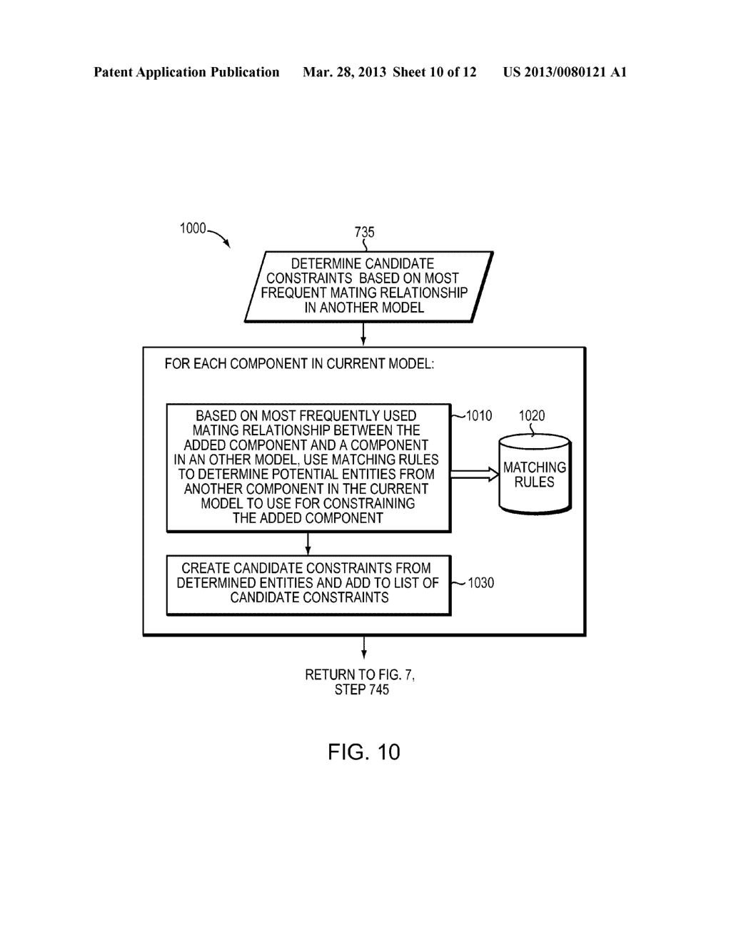 Automatic Component Insertion And Constraint Based On Previous-Use Data - diagram, schematic, and image 11