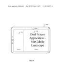 SECONDARY SINGLE SCREEN MODE ACTIVATION THROUGH MENU OPTION diagram and image