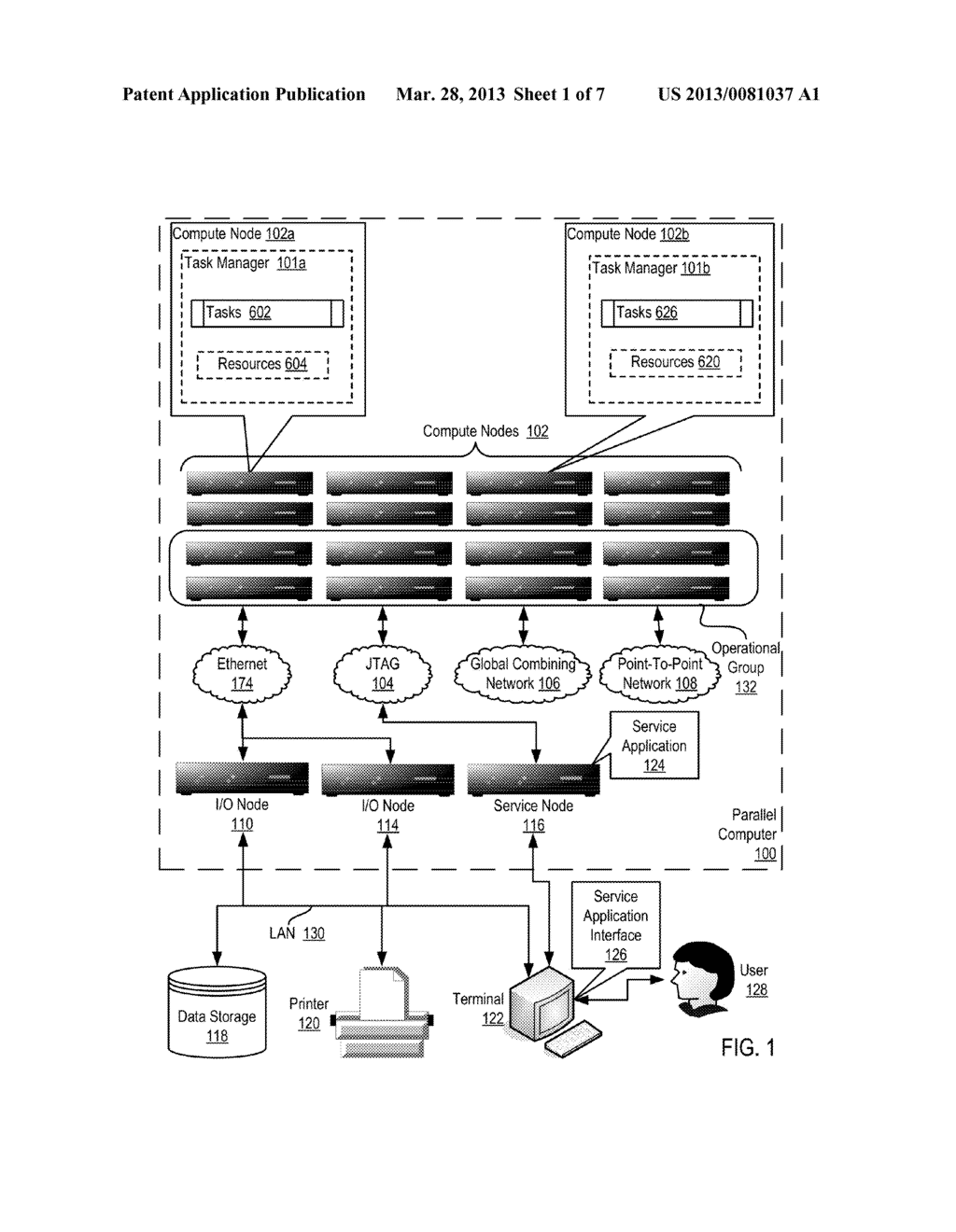 PERFORMING COLLECTIVE OPERATIONS IN A DISTRIBUTED PROCESSING SYSTEM - diagram, schematic, and image 02