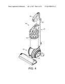 UPRIGHT VACUUM CLEANER diagram and image