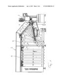 Combination of closing and suspension device for sausage-type packaging     units diagram and image