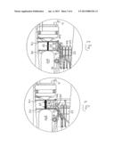 Combination of closing and suspension device for sausage-type packaging     units diagram and image