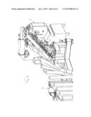 Combination of closing and suspension device for sausage-type packaging     units diagram and image