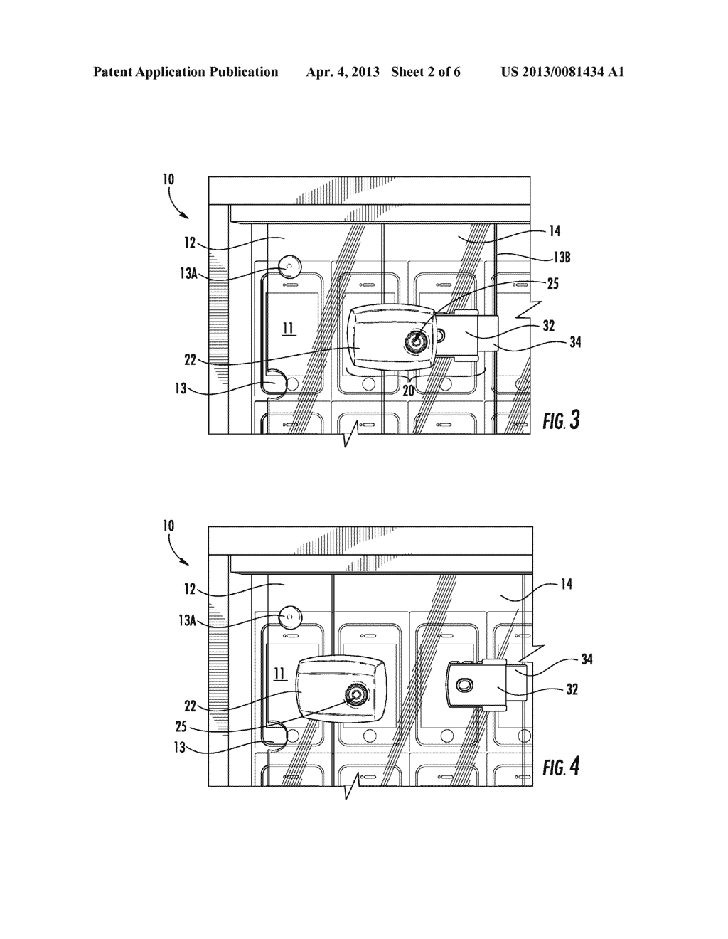 CABINET LOCK FOR USE WITH PROGRAMMABLE ELECTRONIC KEY - diagram, schematic, and image 03