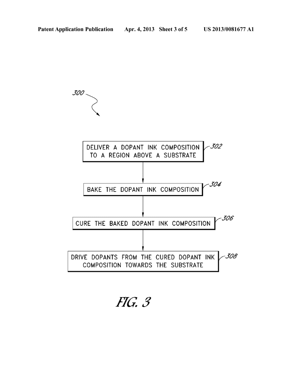 DOPANT INK COMPOSITION AND METHOD OF FABRICATING A SOLAR CELL THERE FROM - diagram, schematic, and image 04