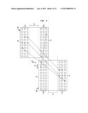 STUB MINIMIZATION USING DUPLICATE SETS OF SIGNAL TERMINALS IN ASSEMBLIES     WITHOUT WIREBONDS TO PACKAGE SUBSTRATE diagram and image