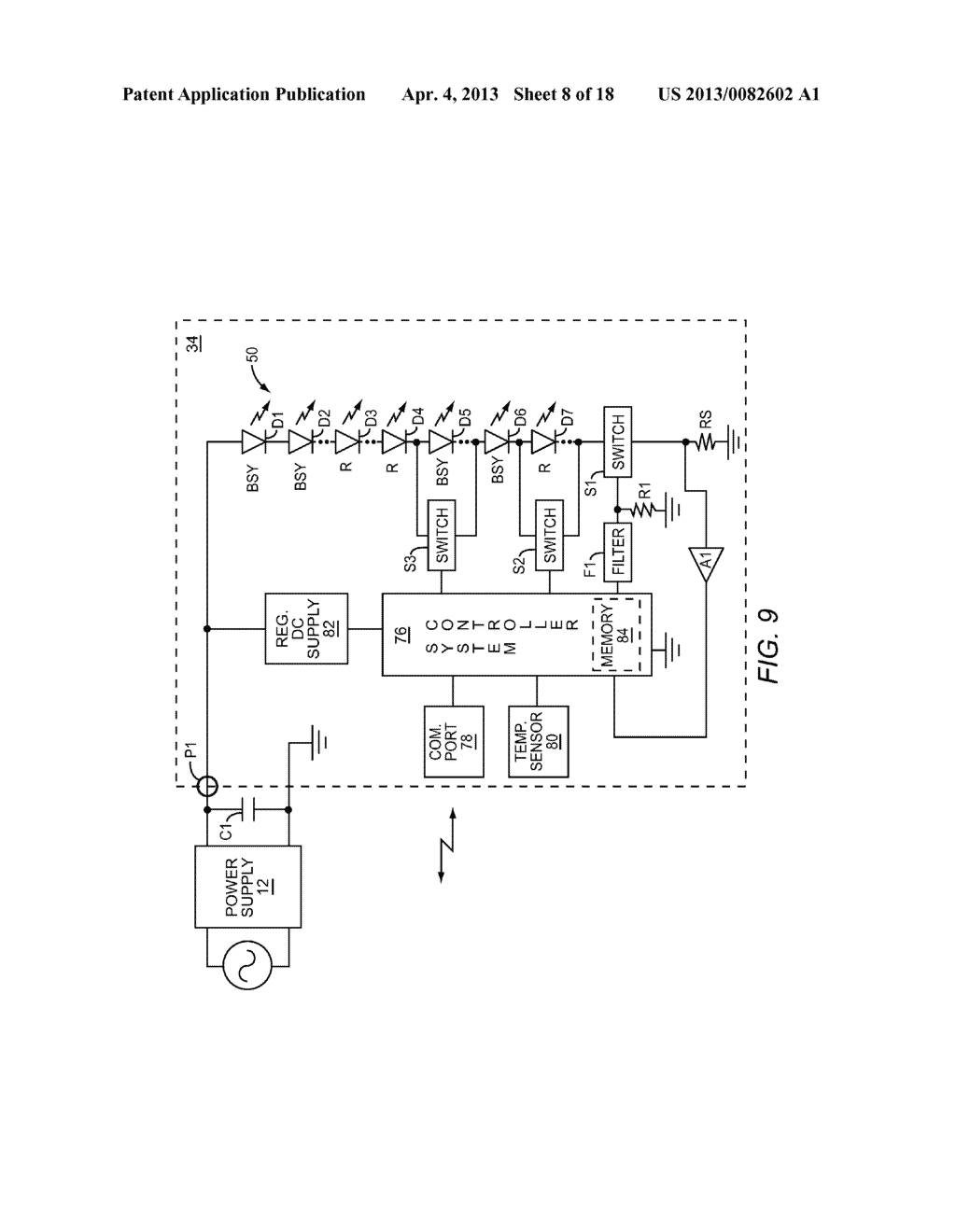 OVERCURRENT HANDLING FOR A LIGHTING DEVICE - diagram, schematic, and image 09