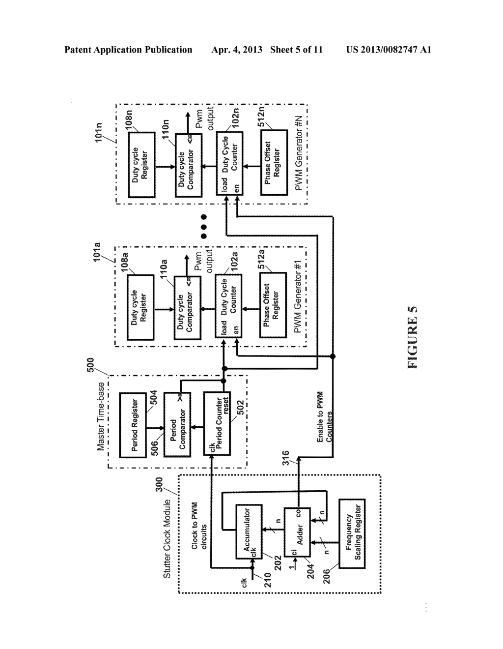 VARIABLE FREQUENCY RATIOMETRIC MULTIPHASE PULSE WIDTH MODULATION     GENERATION - diagram, schematic, and image 06