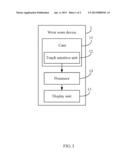 WRIST-WORN DEVICE AND PARAMETER ADJUSTING METHOD USING THEREOF diagram and image