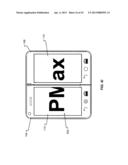 HANDHELD DUAL DISPLAY DEVICE HAVING FOLDOVER GROUND TABS diagram and image