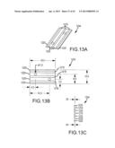 HANDHELD DUAL DISPLAY DEVICE HAVING FOLDOVER GROUND TABS diagram and image