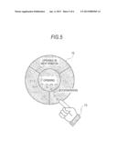 ELECTRONIC DEVICE USING TOUCH PANEL INPUT AND METHOD FOR RECEIVING     OPERATION THEREBY diagram and image