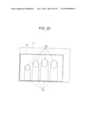 NAIL PRINT APPARATUS INCLUDING DISPLAY CONTROL UNIT DISTINGUISHING BETWEEN     FINGERNAIL UNDER PRINTING AND FINGERNAIL NOT UNDER PRINTING TO DISPLAY     FINGERNAIL diagram and image