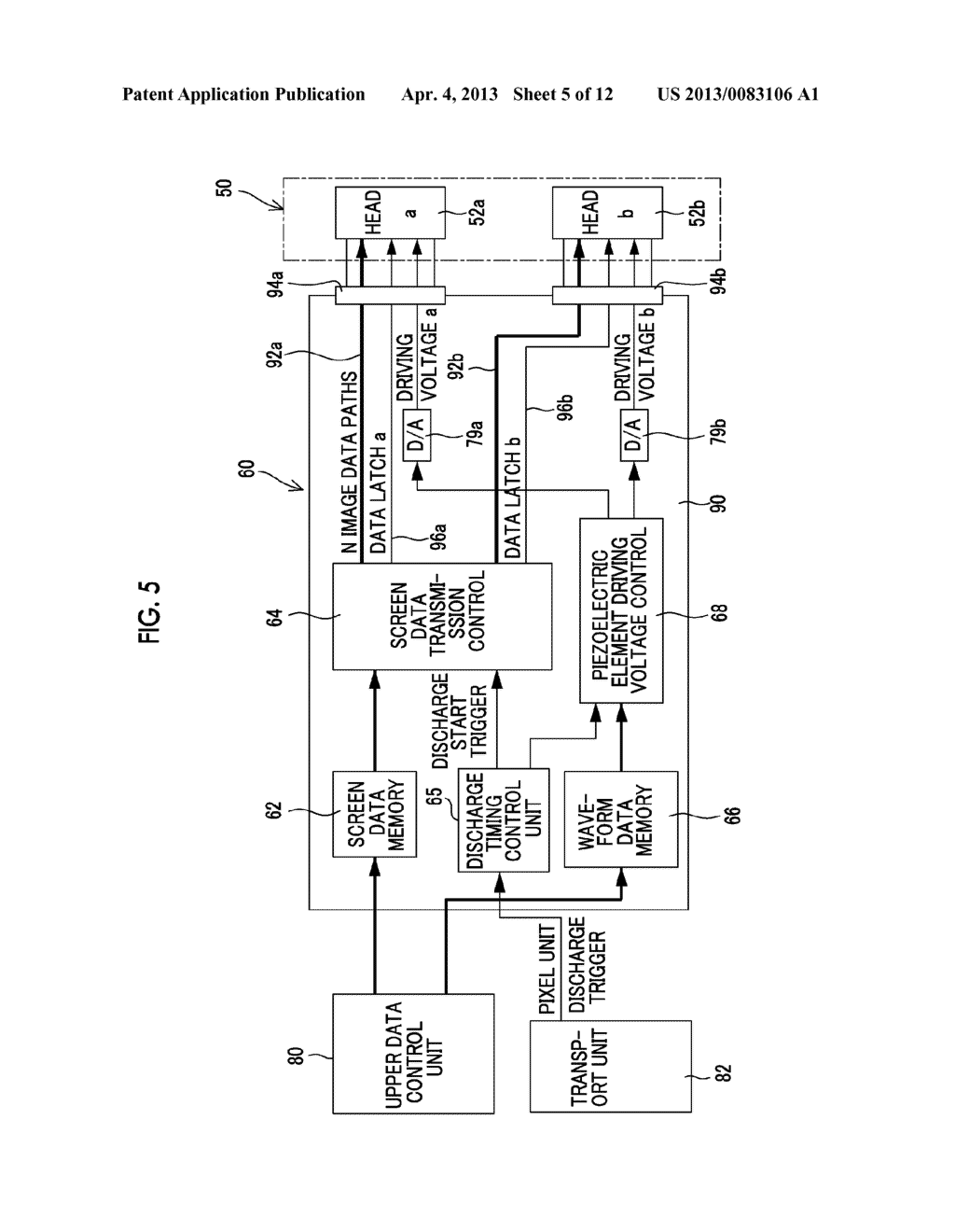 DEVICE AND METHOD FOR DRIVING LIQUID DISCHARGE HEAD, LIQUID DISCHARGE     APPARATUS, AND INK-JET APPARATUS - diagram, schematic, and image 06