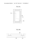 LIQUID CRYSTAL DISPLAY INCLUDING A SPACER ELEMENT AND METHOD FOR     FABRICATING THE SAME diagram and image