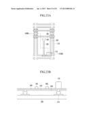 LIQUID CRYSTAL DISPLAY INCLUDING A SPACER ELEMENT AND METHOD FOR     FABRICATING THE SAME diagram and image