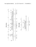 LIQUID CRYSTAL DISPLAY INCLUDING A SPACER ELEMENT AND METHOD FOR     FABRICATING THE SAME diagram and image