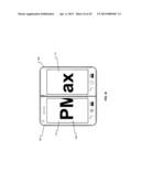 SEAM MINIMIZATION IN A HANDHELD DUAL DISPLAY DEVICE diagram and image