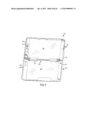 SEAM MINIMIZATION IN A HANDHELD DUAL DISPLAY DEVICE diagram and image