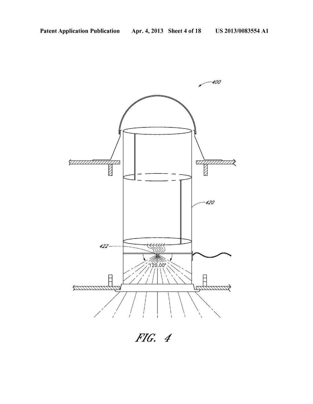 LIGHTING DEVICES AND METHODS FOR PROVIDING COLLIMATED DAYLIGHT AND     AUXILIARY LIGHT - diagram, schematic, and image 05