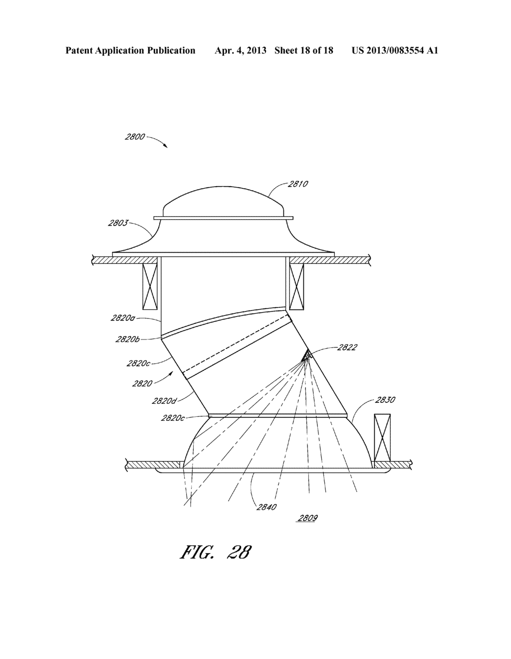 LIGHTING DEVICES AND METHODS FOR PROVIDING COLLIMATED DAYLIGHT AND     AUXILIARY LIGHT - diagram, schematic, and image 19