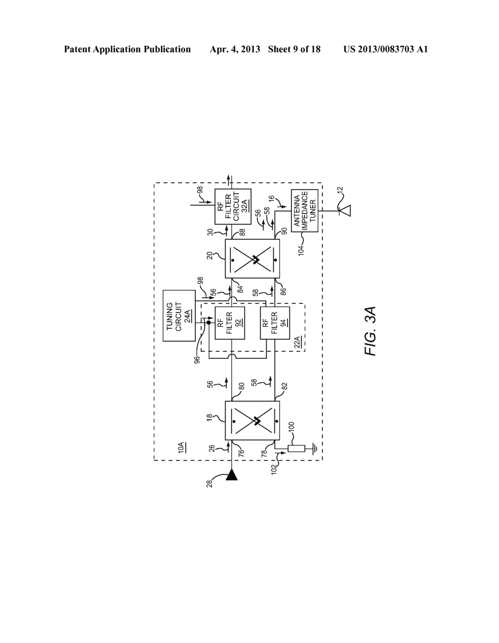 TUNABLE DUPLEXER ARCHITECTURE - diagram, schematic, and image 10