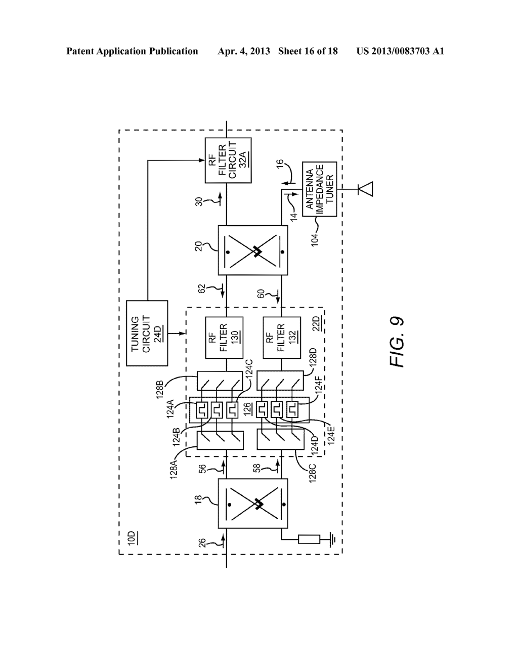 TUNABLE DUPLEXER ARCHITECTURE - diagram, schematic, and image 17