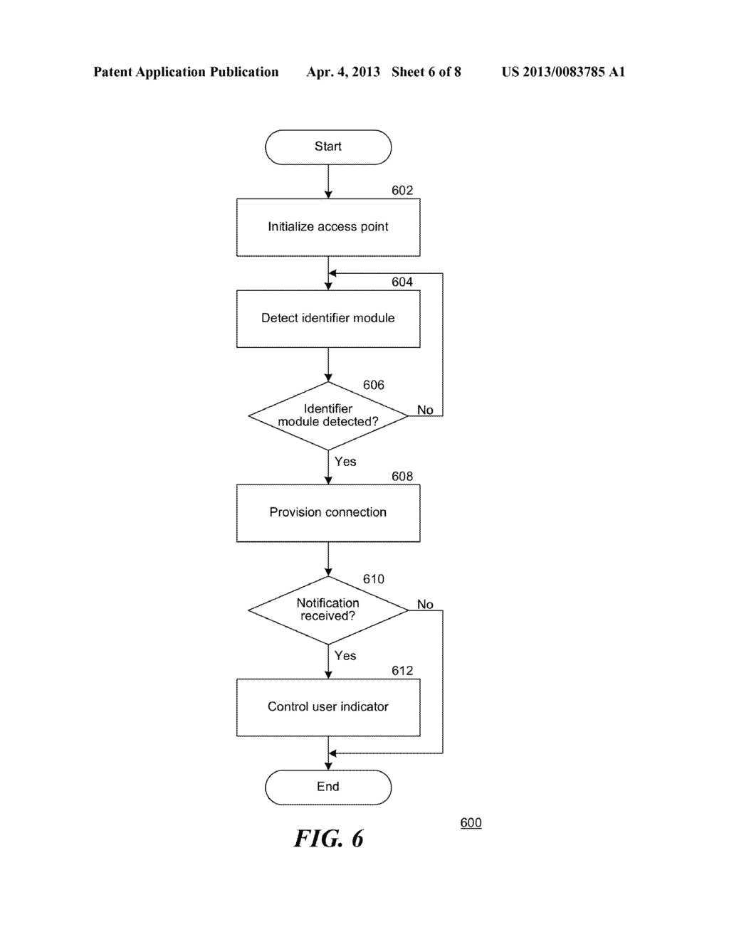 SYSTEM AND METHOD FOR PROVISIONING TELECOMMUNICATIONS SERVICES BETWEEN AN     ACCESS POINT AND A TELECOMMUNICATIONS NETWORK AND PROVIDING MISSING     INFORMATION NOTIFICATION - diagram, schematic, and image 07