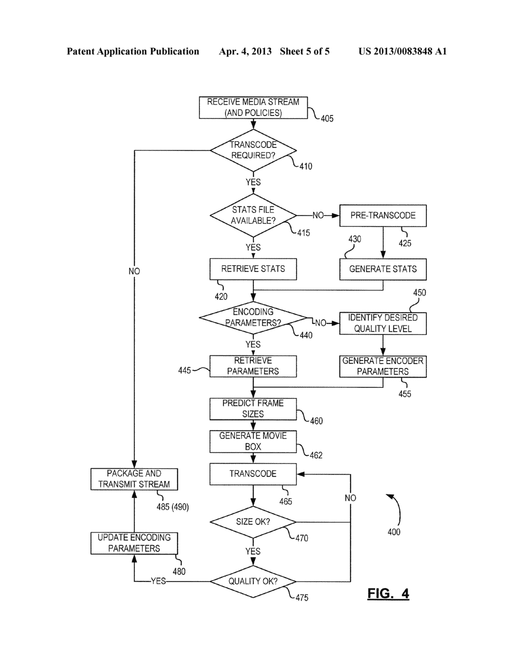SYSTEMS AND METHODS FOR DYNAMIC TRANSCODING OF INDEXED MEDIA FILE FORMATS - diagram, schematic, and image 06