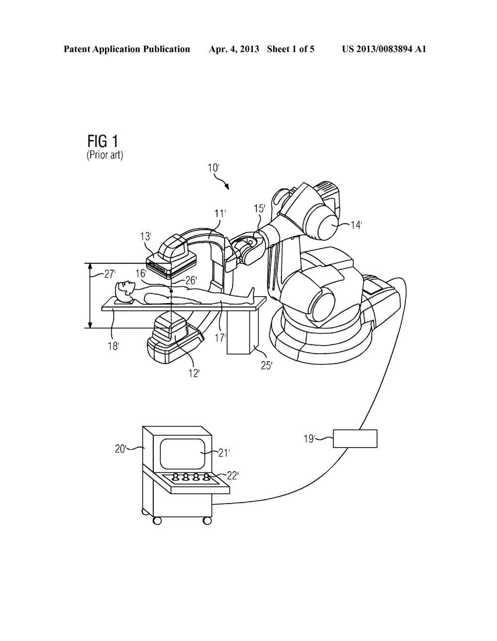 METHOD FOR CONTROLLING THE MOVEMENT OF AN X-RAY APPARATUS AND X-RAY SYSTEM - diagram, schematic, and image 02