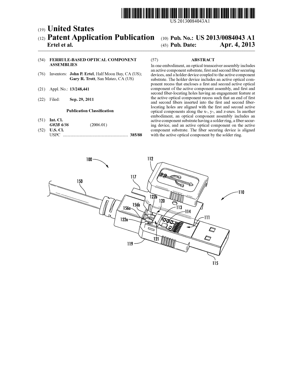 FERRULE-BASED OPTICAL COMPONENT ASSEMBLIES - diagram, schematic, and image 01