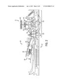 TURBINE EXHAUST SECTION STRUCTURES WITH INTERNAL FLOW PASSAGES diagram and image