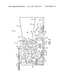 TURBINE EXHAUST SECTION STRUCTURES WITH INTERNAL FLOW PASSAGES diagram and image