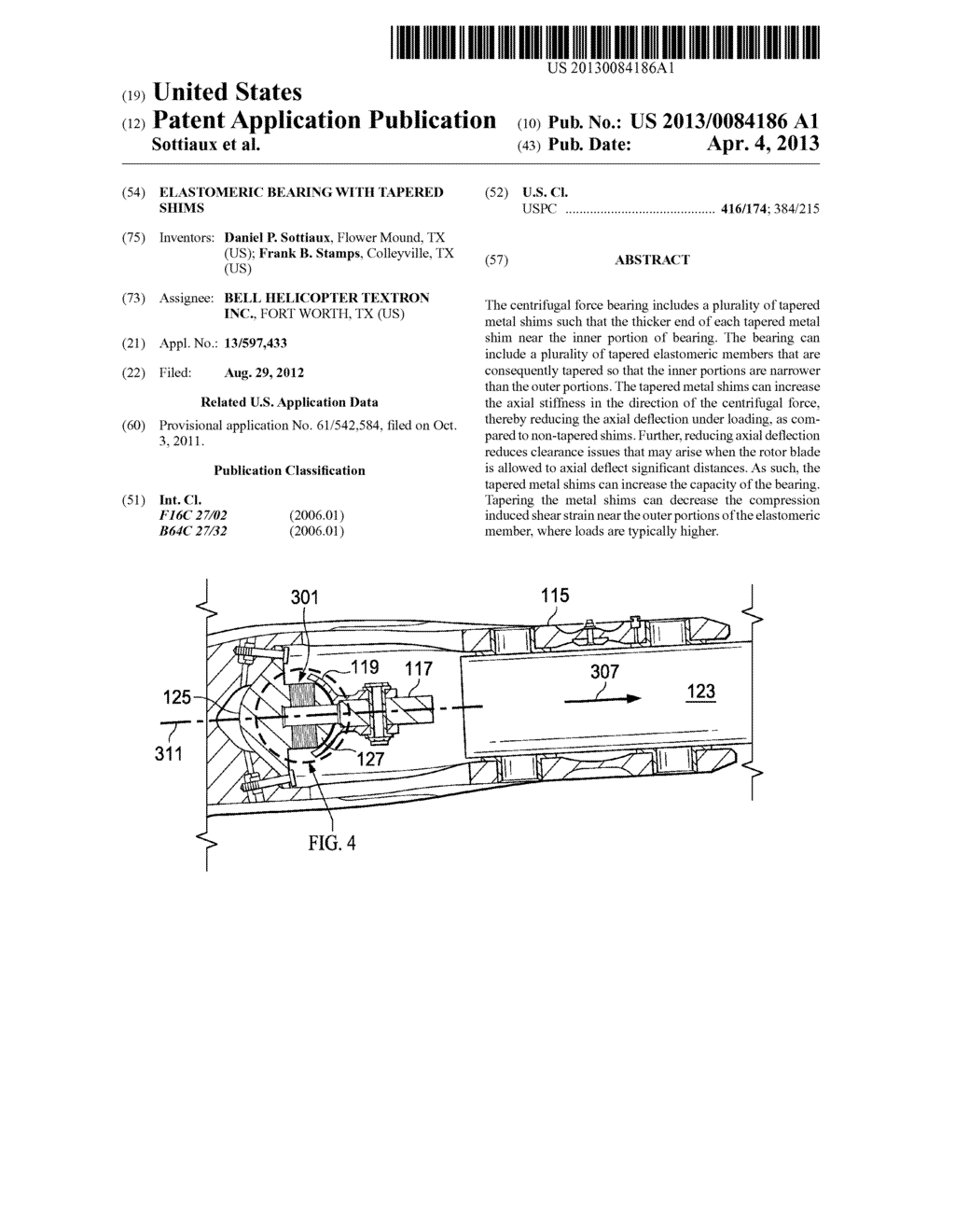 ELASTOMERIC BEARING WITH TAPERED SHIMS - diagram, schematic, and image 01