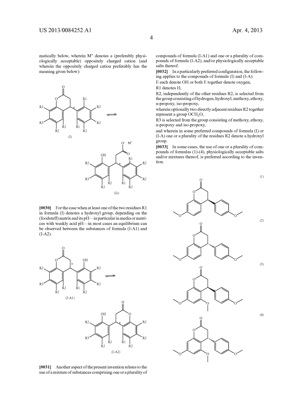 Use of certain neoflavonoids for intensifying and/or producing a sensory     impression of sweetness - diagram, schematic, and image 05