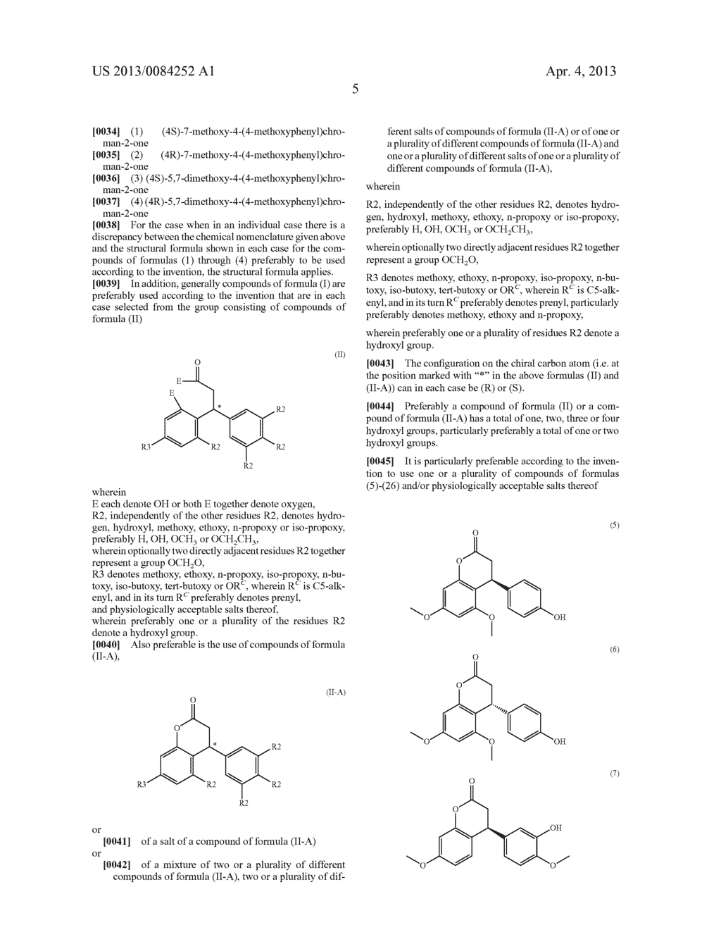 Use of certain neoflavonoids for intensifying and/or producing a sensory     impression of sweetness - diagram, schematic, and image 06