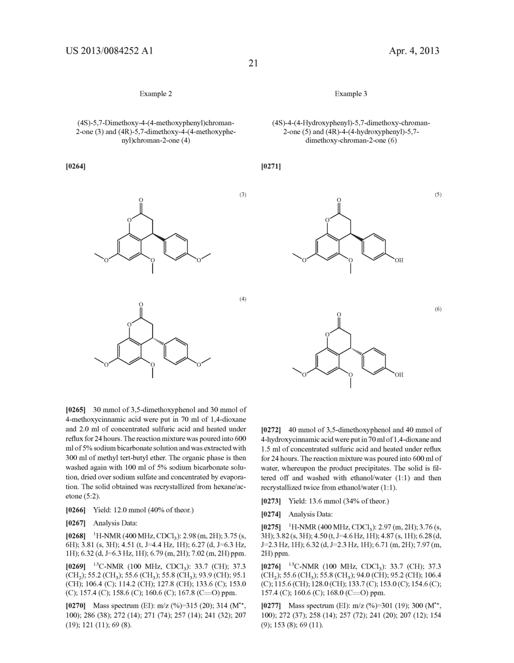 Use of certain neoflavonoids for intensifying and/or producing a sensory     impression of sweetness - diagram, schematic, and image 22