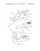 CONNECTOR ASSEMBLY HAVING AN APPARATUS WITH TWO ROTATABLE MEMBERS     PIVOTALLY CONNECTED FOR PLUGGING OR UNPLUGGING A CONNECTOR diagram and image