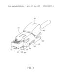 CONNECTOR ASSEMBLY HAVING AN APPARATUS WITH TWO ROTATABLE MEMBERS     PIVOTALLY CONNECTED FOR PLUGGING OR UNPLUGGING A CONNECTOR diagram and image