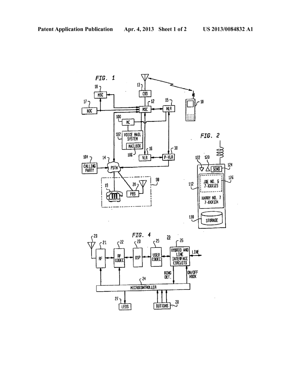 Method and System for Delivering a Voice Mail Notification to a Subscriber     Using Cellular Phone Network - diagram, schematic, and image 02