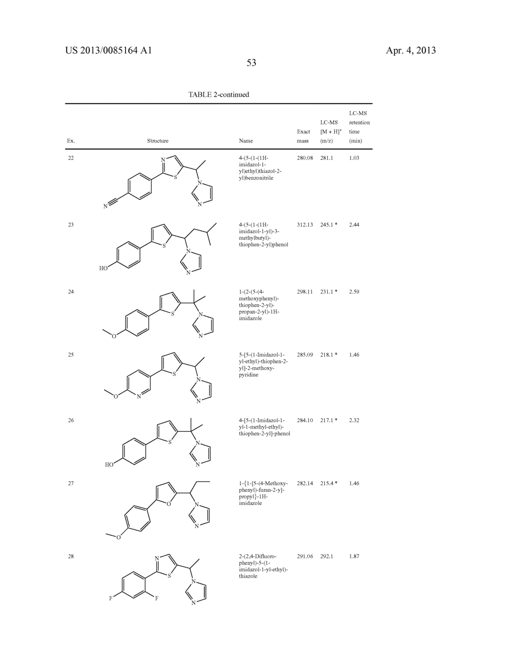 Imidazole Derivatives - diagram, schematic, and image 54