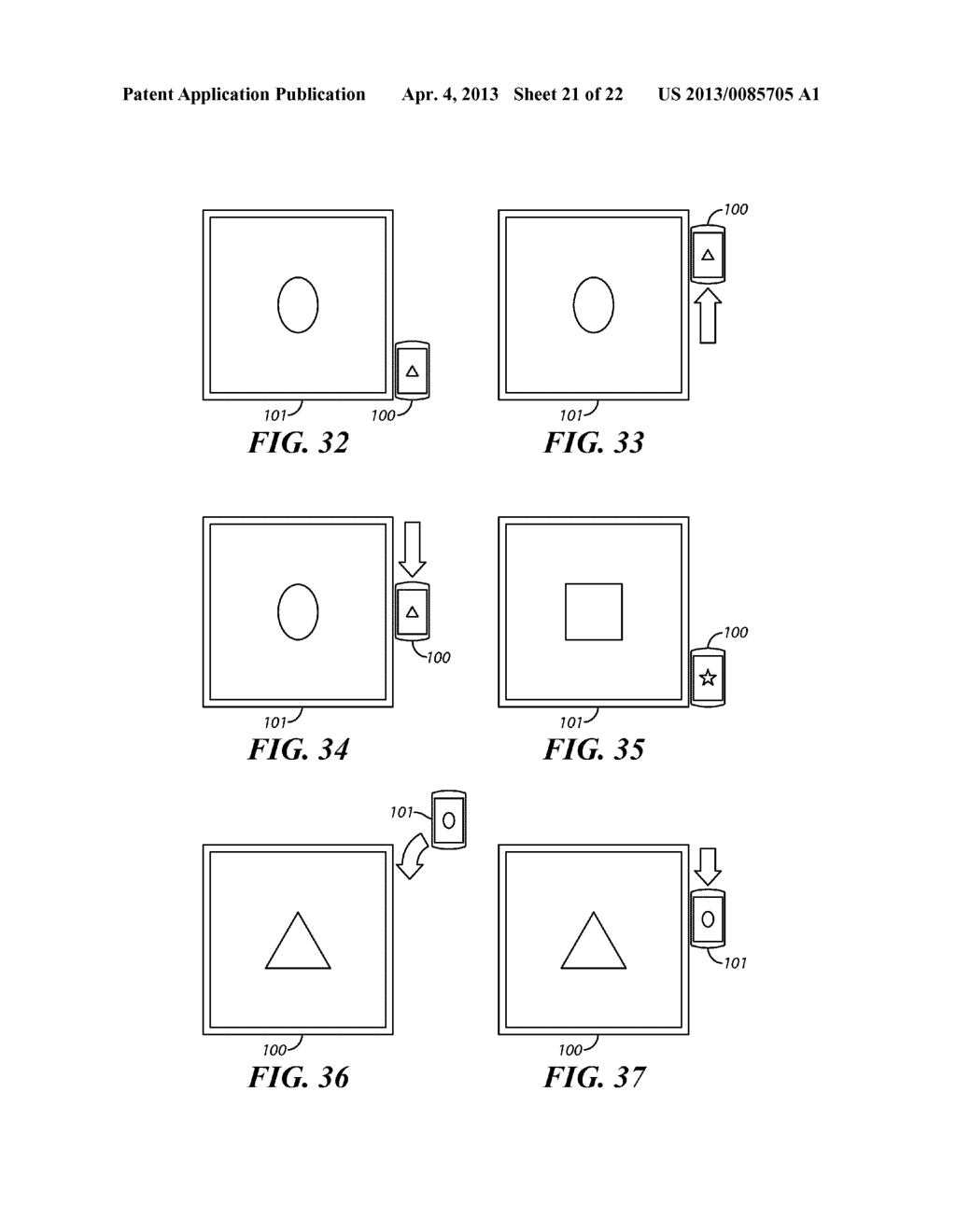 METHOD AND APPARATUS PERTAINING TO AUTOMATICALLY PERFORMING AN APPLICATION     FUNCTION OF AN ELECTRONIC DEVICE BASED UPON DETECTING A CHANGE IN     PHYSICAL CONFIGURATION OF THE DEVICE - diagram, schematic, and image 22