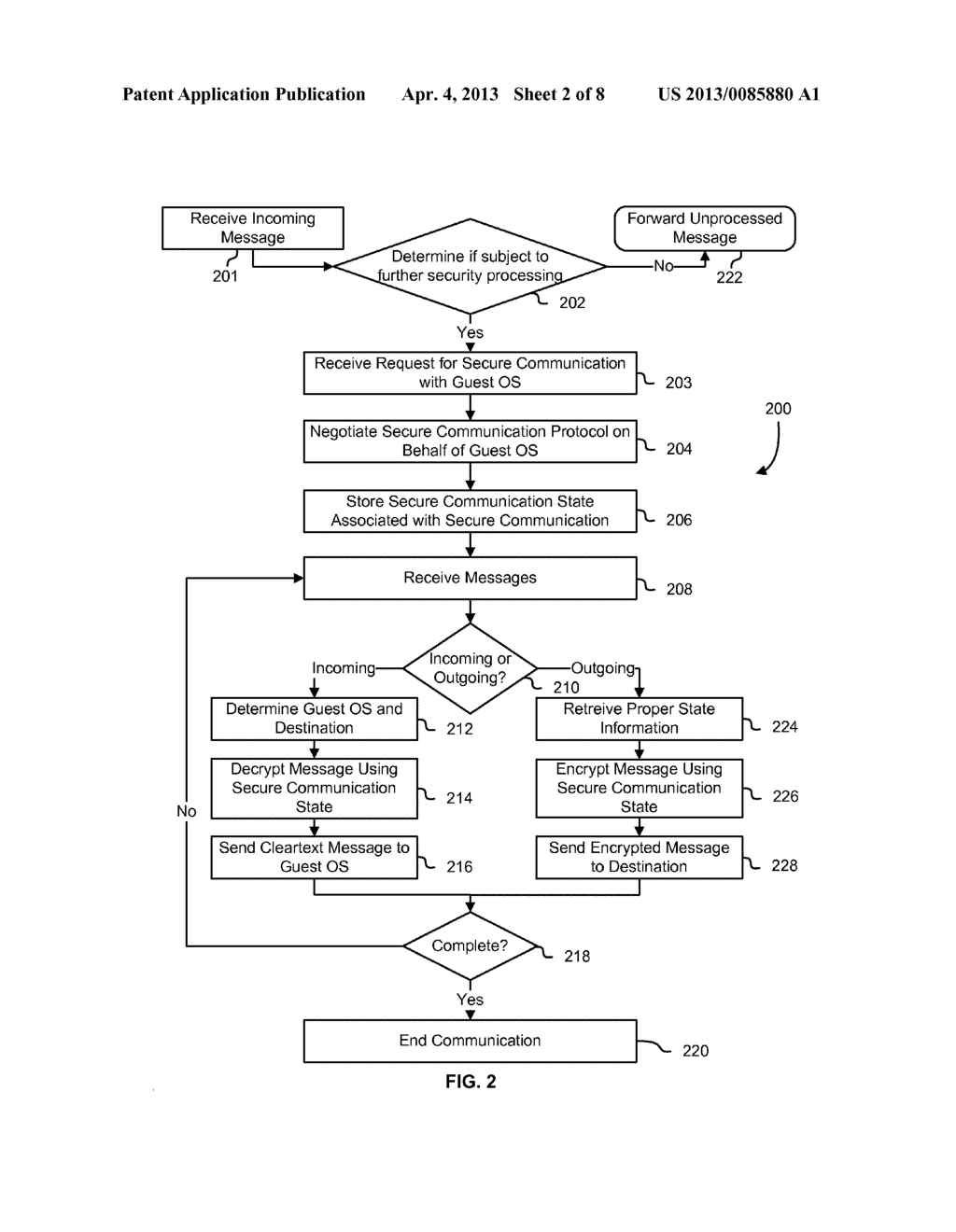 IMPLEMENTATION OF SECURE COMMUNICATIONS IN A SUPPORT SYSTEM - diagram, schematic, and image 03