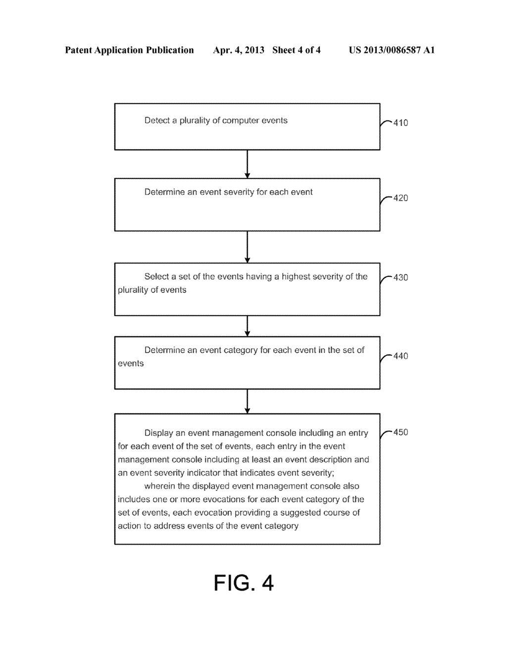 DYNAMIC EVOCATIONS FOR COMPUTER EVENT MANAGEMENT - diagram, schematic, and image 05