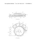 INDUSTRIAL FABRIC INCLUDING SPIRALLY WOUND MATERIAL STRIPS WITH     REINFORCEMENT diagram and image